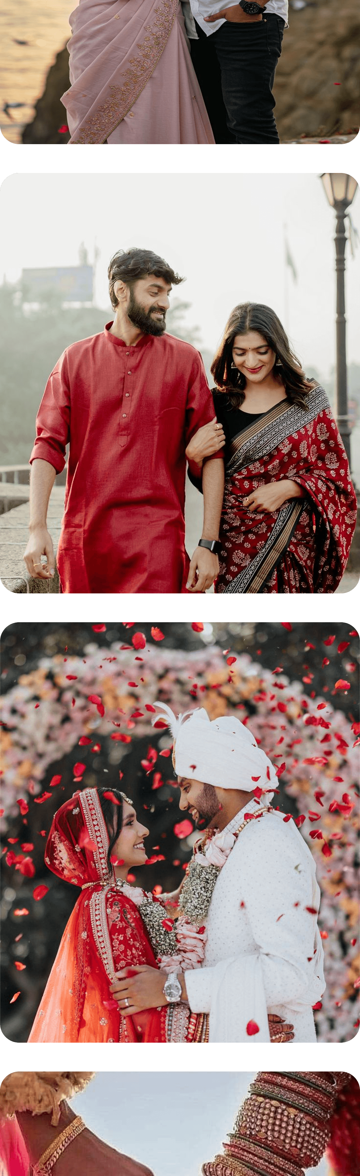 Happy couple who found their match on JodiMilan